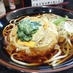 そば・うどん 両国 - ミックス天そば￥550　ホリゾンタルアングル