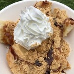 フレンチトースト専門店 ぴぃちゃんち - 黒蜜ときなこの相性は◎です。ありそうでなかった和風なフレンチトースト。リピート率ナンバーワンのメニューです。