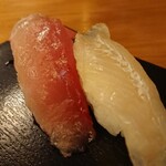 Daikuni Sushi - がんど ・ヒラメの昆布締め