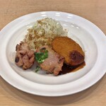ガスト - 鶏の西京焼き＆カボチャコロッケ