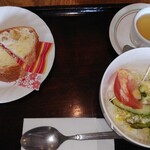 洋食屋 トミッポ - パスタのセット