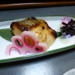 玉井別館 - 夕食・鯖の味噌焼