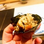 鮓 きずな - 穴子手巻き