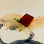 鮓 きずな - メイタカレイジュレポン酢