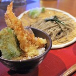 舞天 - ミニ天丼の麺セット