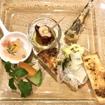 海のごちそう WATANABE - 前菜プレート　盛り合わせ