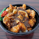 Hotto motto - ＊特・麻婆チキンかつ丼（¥620）
                        ＋もち麦ごはん（¥30）