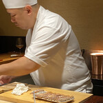 すし 喜邑 - シャコの握り