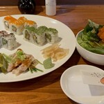 ダ ヨシ スシバー - お昼の日替わりsushiランチ