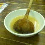 ラーメン東横 - 割りスープ