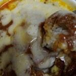 Atelier de Fromage Karuizawa Hatsuchishiniwa Ten - 烤咖哩飯在500瓦微波爐加熱約6分鐘。