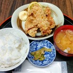 Guran Tan - 鶏のから揚げ定食６００円