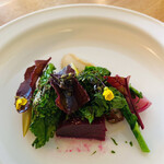 エル・バウ・デコラシオン - 宝塚の農園でマダムが育てた旬のお野菜たちピルピル風。