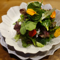 restaurant KAM﻿ - 畑でとれたサラダ