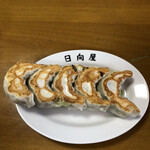 青竹手打ラーメン 日向屋 - 餃子は美味しかったです。