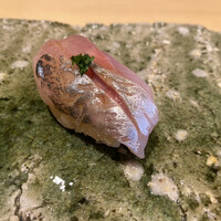 鮨 いし黒 - アジ、ネギ生姜