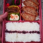 加藤牛肉店　銀座 - まかないメンチカツ弁当￥８００