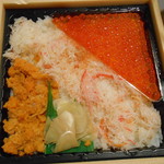 ANAフェスタ - ３色弁当。。。海の幸満載(*^^)v