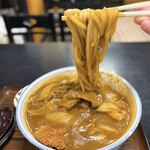 きよひら - カツカレーうどん 950円﻿
            ライス 小 180円（メニュー表に載ってませんでした）