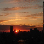 パノラマスカイレストラン アサヒ - 夕日～26階から圧巻景色ヾ(>ω<*) (2011/12月)