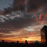 パノラマスカイレストラン アサヒ - 夕日～26階から圧巻景色ヾ(>ω<*) (2011/12月)