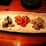 海味 はちきょう 本店 - 切りこみ3点盛