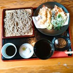 Bashouan - あらびき　海老と有機野菜の天ぷら