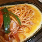 喫茶リッチ - 鉄板ナポリタン②up