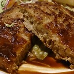ガスト - 月木ランチ ハンバーグデミグラスソース＆コロッケのハンバーグ