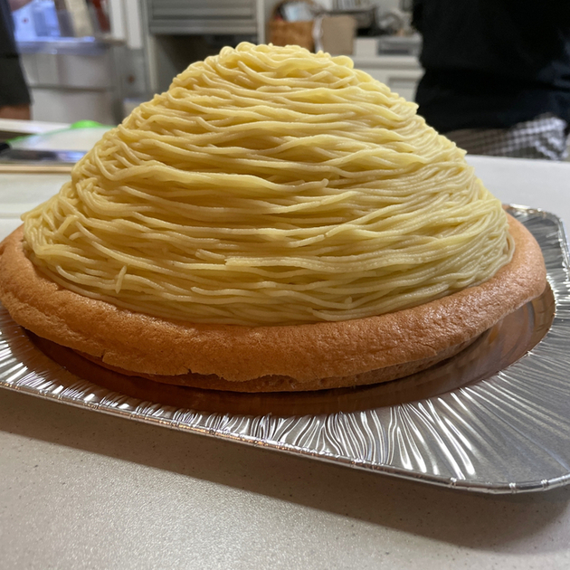 円盤型した巨大なマロンタルト O O By みうっちょ ハーブス 栄本店 Harbs 栄町 ケーキ 食べログ