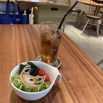 Cafe&Bar PARK - サラダ、ジンジャーエール【2021.3】