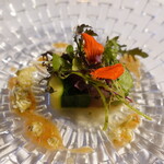 四間道レストランMATSUURA - 初鰹と新玉ねぎのテリーヌ