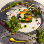 四間道レストランMATSUURA - 農園野菜のテリーヌ