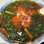 満州ニラら～めんの店 さかえや - 満州ニララーメン（中）