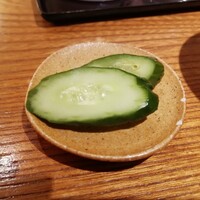 和み酒 仁 - きゅうりの漬物。普通に旨いパート2。