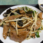 中華料理 三喜 - ニラレバ定食