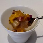 リストランテ カノフィーロ - 新じゃがとミラノサラミとパプリカ