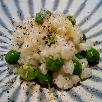 リストランテ カノフィーロ - グリーンピースとチーズのリゾット