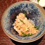 鈴田式 - 薪焼きした桜海老と蛍烏賊のご飯