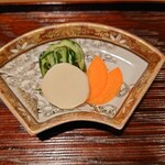 鈴田式 - お新香（長芋、人参、胡瓜）