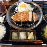 醸し家 おおくぼ - ロースカツ御膳＝１０００円 税込