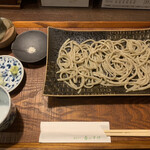 蕎麦切り 春のすけ - もりそば2種食べ比べ