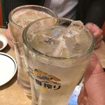 餃子販売店 上野いち五郎 - 乾杯！(2021.4.2)