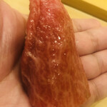 鮨 しゅん輔 - 腹カミの大トロ