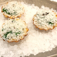 なかがわ - 前菜　カルボナーラとアスパラのタルト