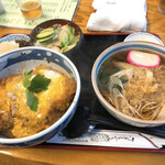 そば処 長岡屋 - カツ丼セット　1200円