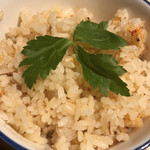 じねんじょ庵 - 桜海老の炊き込みご飯