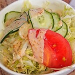 食事の店 園 - スタミナカレーのサラダ