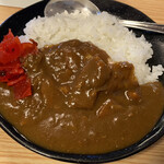 吉田屋食堂 - 2021年5月。ミニカレーライス300円。