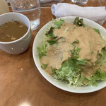 カフェ・ド・テラス - サラダ大　スープ